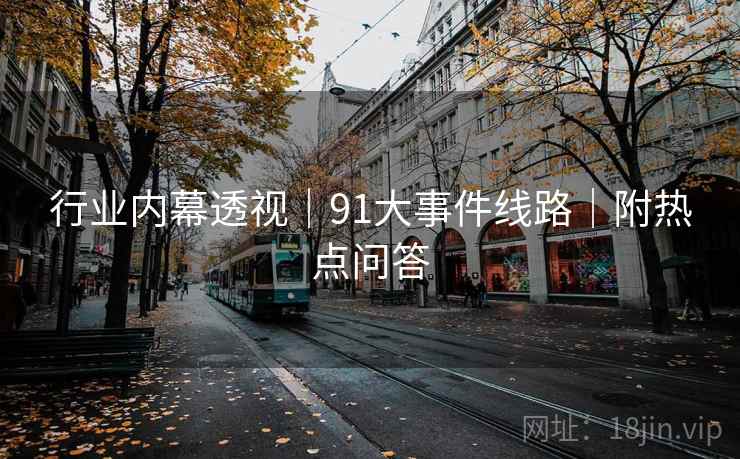 行业内幕透视｜91大事件线路｜附热点问答